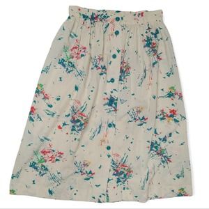 Vintage Splash Design Skirt